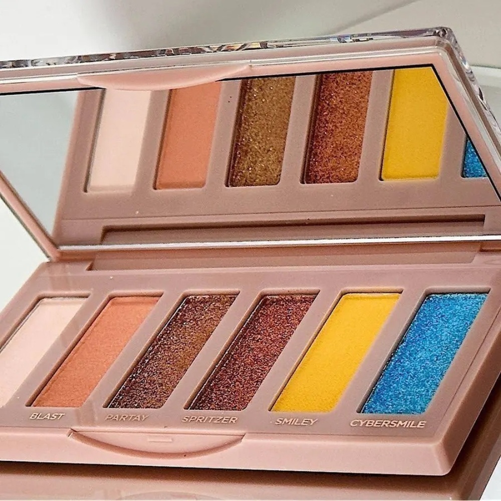 NIB Urban Decay x Smiley Naked Mini Eyeshadow Palette - MuchO Happy - 6 Shades - Picture 3 of 6